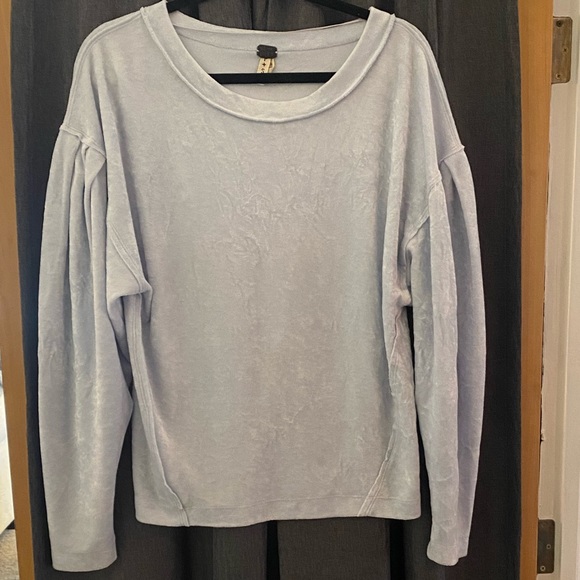 Free People Velvet Milan Sweatshirt, size Small. - Picture 2 of 8